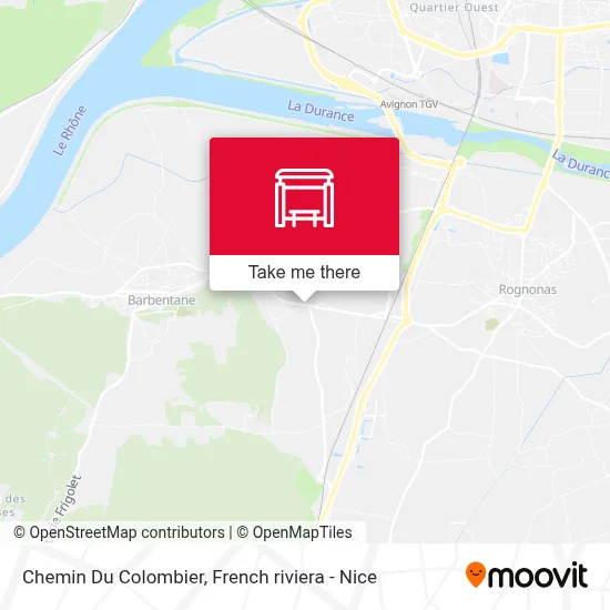 Chemin Du Colombier map