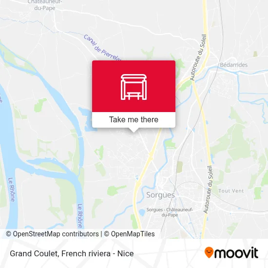 Grand Coulet map