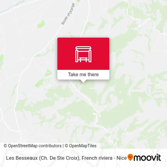 Les Besseaux (Ch. De Ste Croix) map