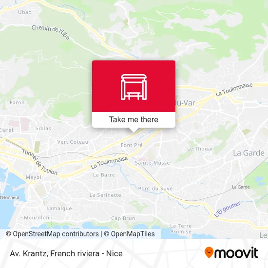 Av. Krantz map