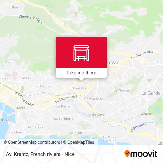 Av. Krantz map