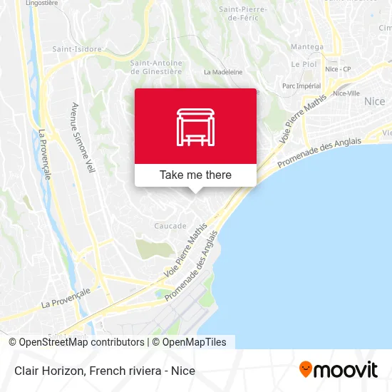 Clair Horizon map