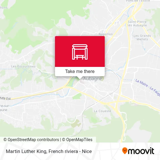 Martin Luther King map