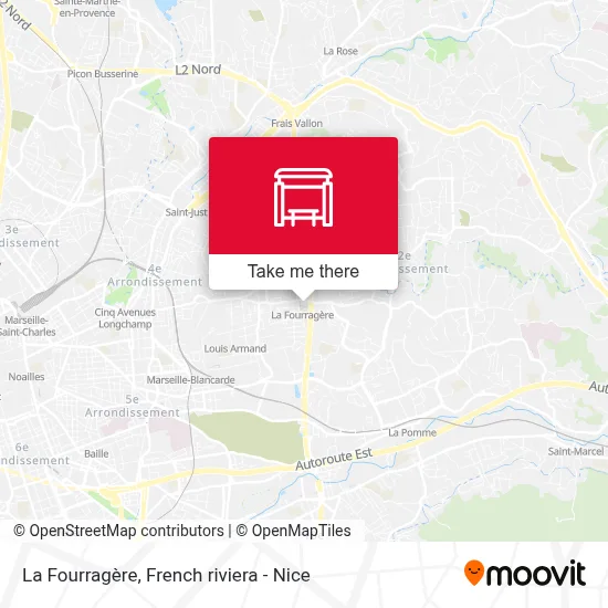 La Fourragère map