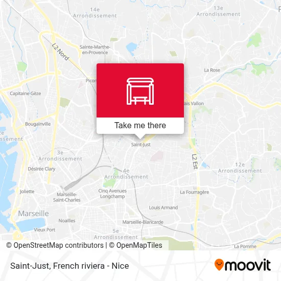 Saint-Just map