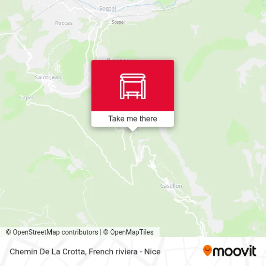 Chemin De La Crotta map