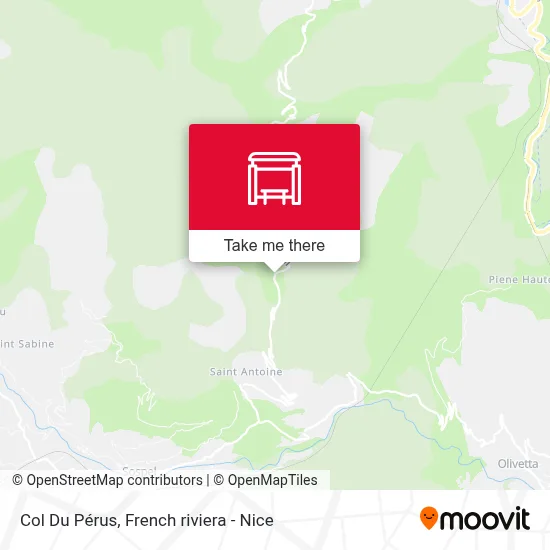 Col Du Pérus map