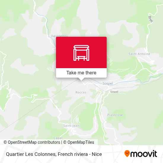 Quartier Les Colonnes map
