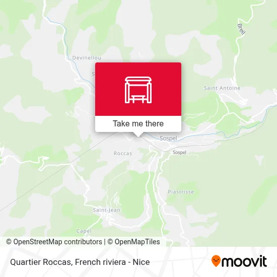 Quartier Roccas map