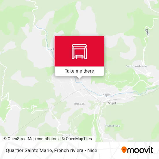 Quartier Sainte Marie map