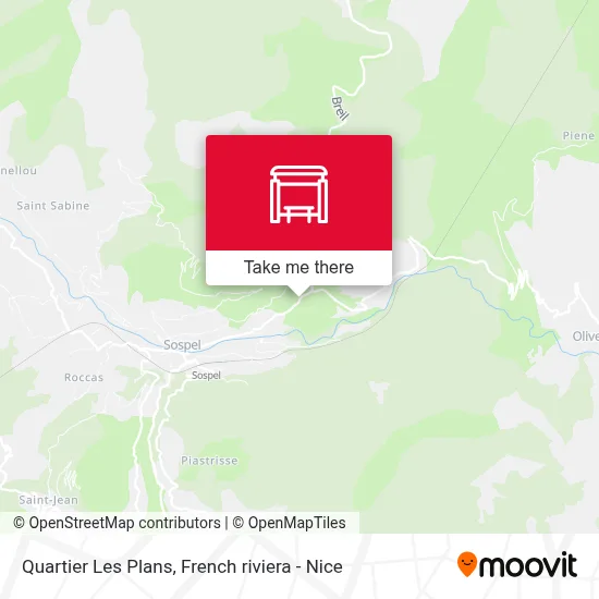 Quartier Les Plans map