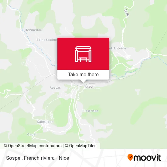 Sospel map