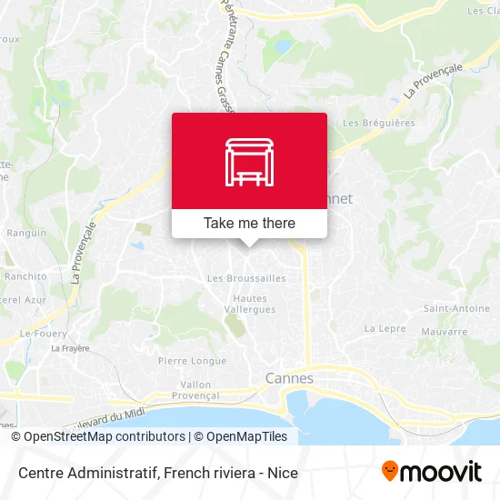 Centre Administratif map