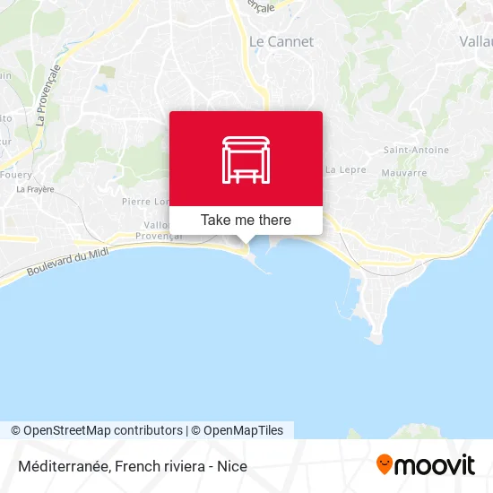 Méditerranée map