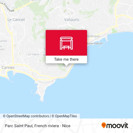 Parc Saint Paul map