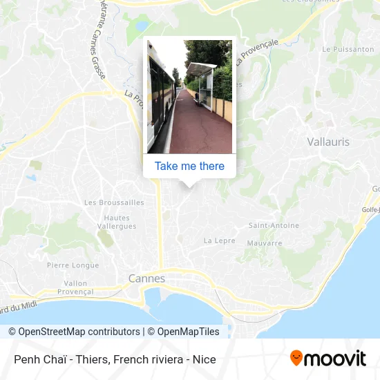 Penh Chaï - Thiers map