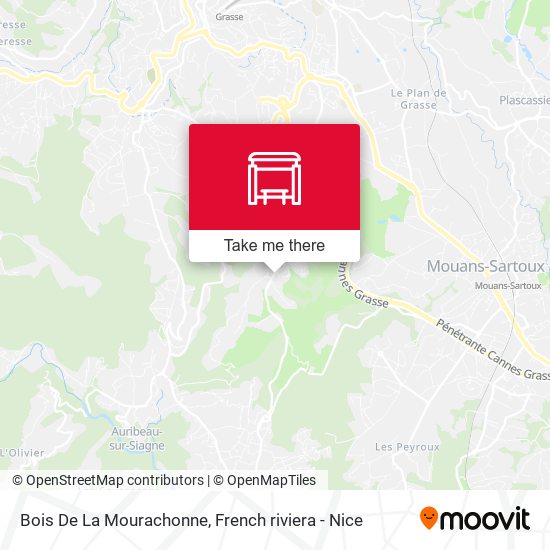 Bois De La Mourachonne map