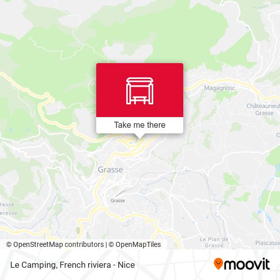 Le Camping map