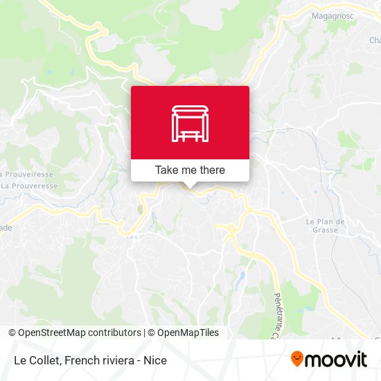 Le Collet map