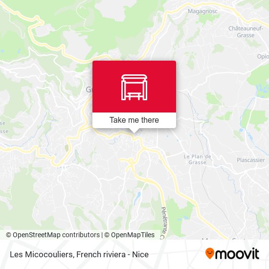 Les Micocouliers map