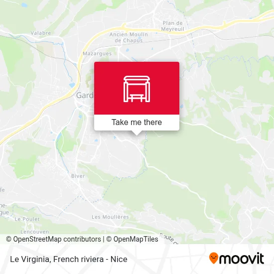 Le Virginia map