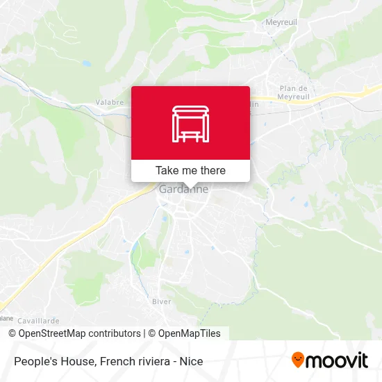 Maison Du Peuple map