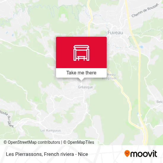 Les Pierrassons map