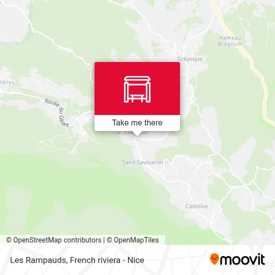 Les Rampauds map