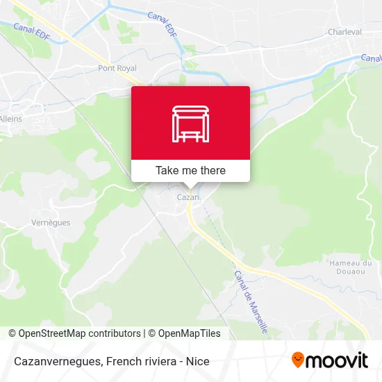 Cazanvernegues map