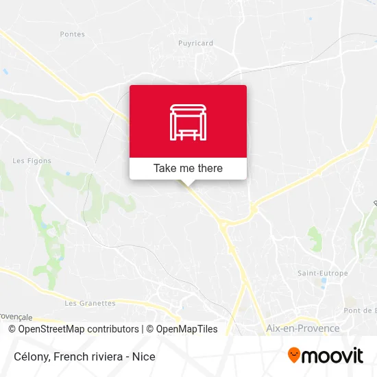 Célony map