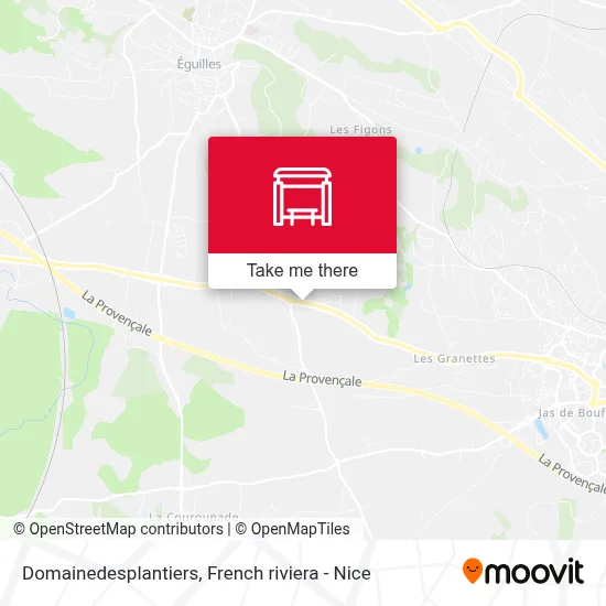 Domainedesplantiers map