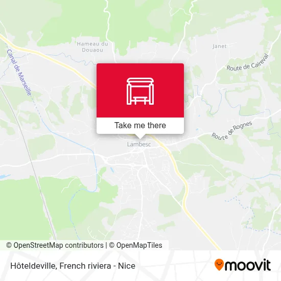 Hôteldeville map