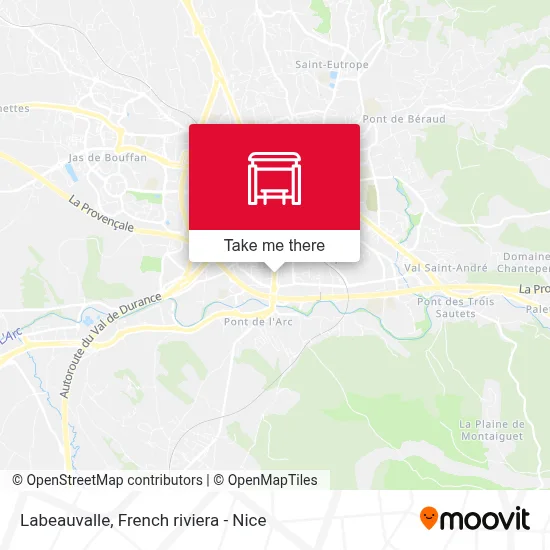 Labeauvalle map
