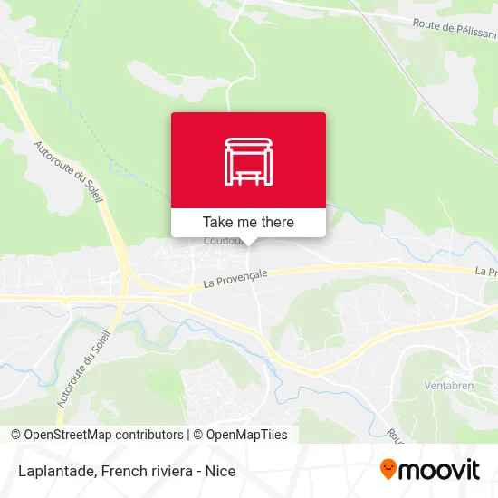 Laplantade map
