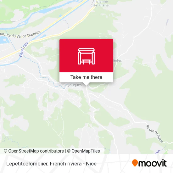 Lepetitcolombiier map
