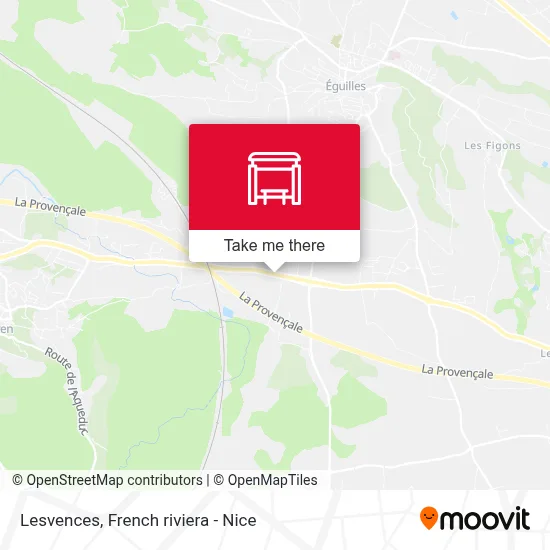 Lesvences map
