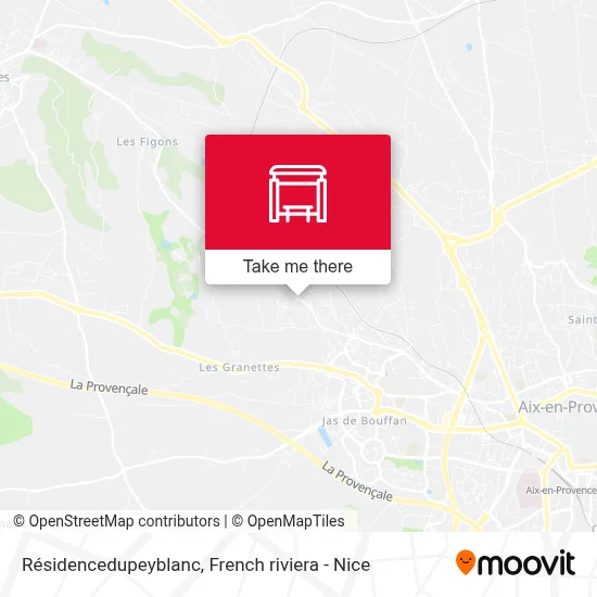 Résidencedupeyblanc map