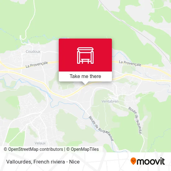 Vallourdes map