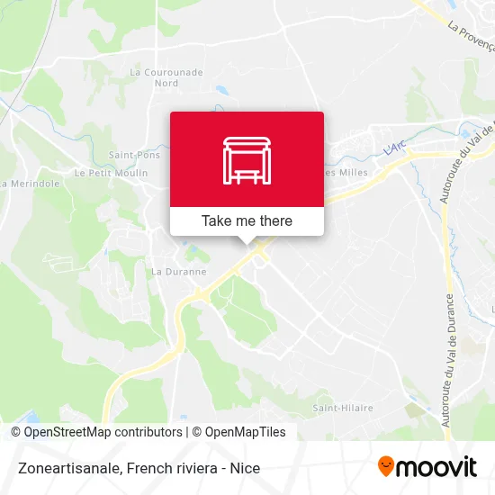 Zoneartisanale map