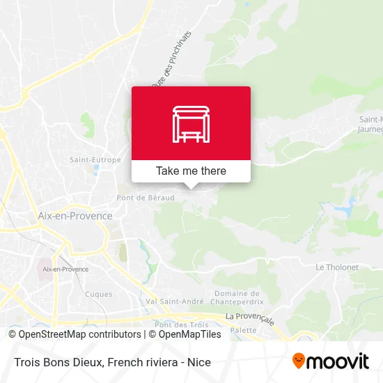 Trois Bons Dieux map