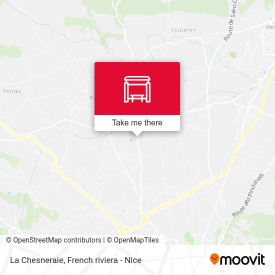 La Chesneraie map