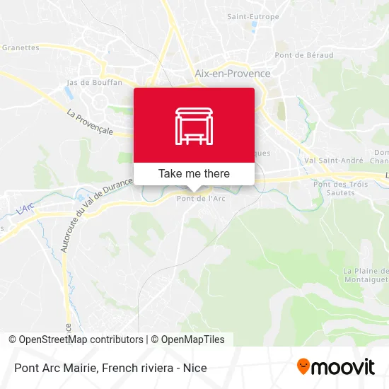 Pont Arc Mairie map