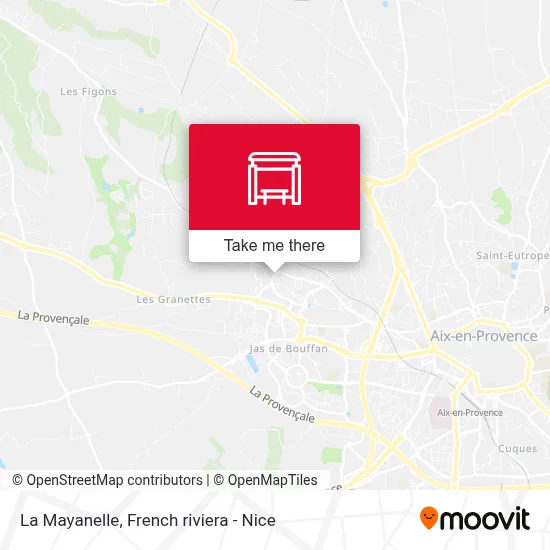 La Mayanelle map