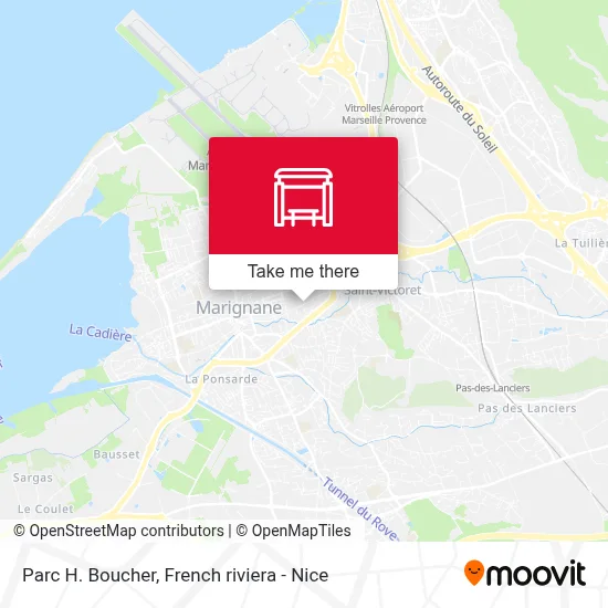 Parc H. Boucher map