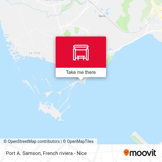 Mapa Port A. Samson