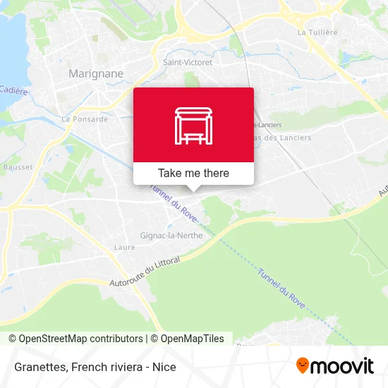 Granettes map