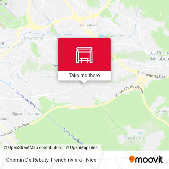 Chemin De Rebuty map