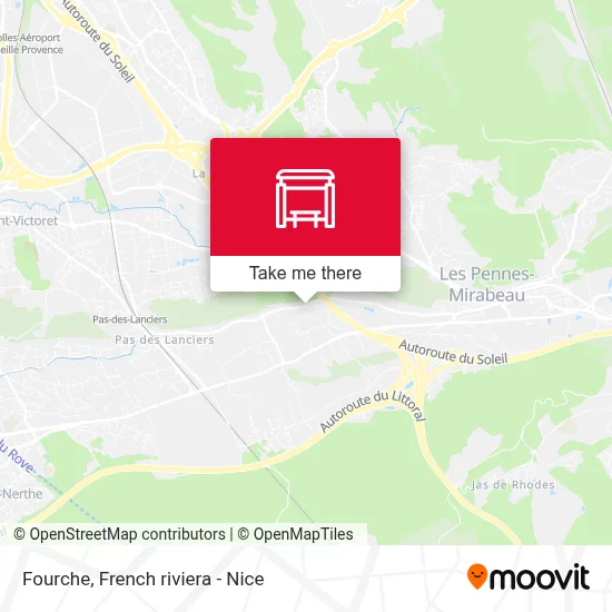 Fourche map
