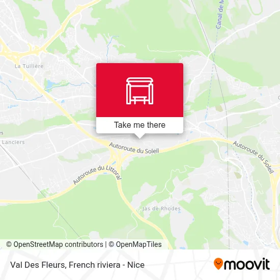 Val Des Fleurs map