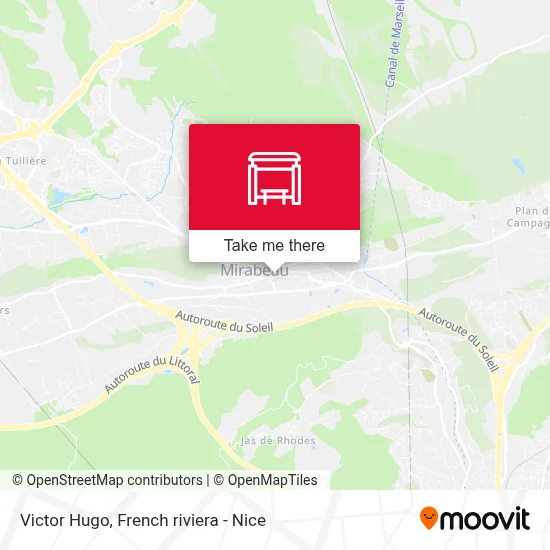 Victor Hugo map